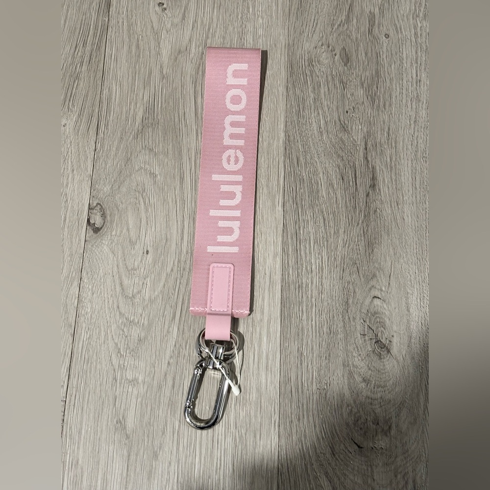 Lululemon Pink Keychain